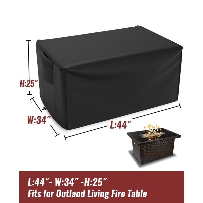 NUPICK 44 Inch Fire Pit Cover for Outland Living 401