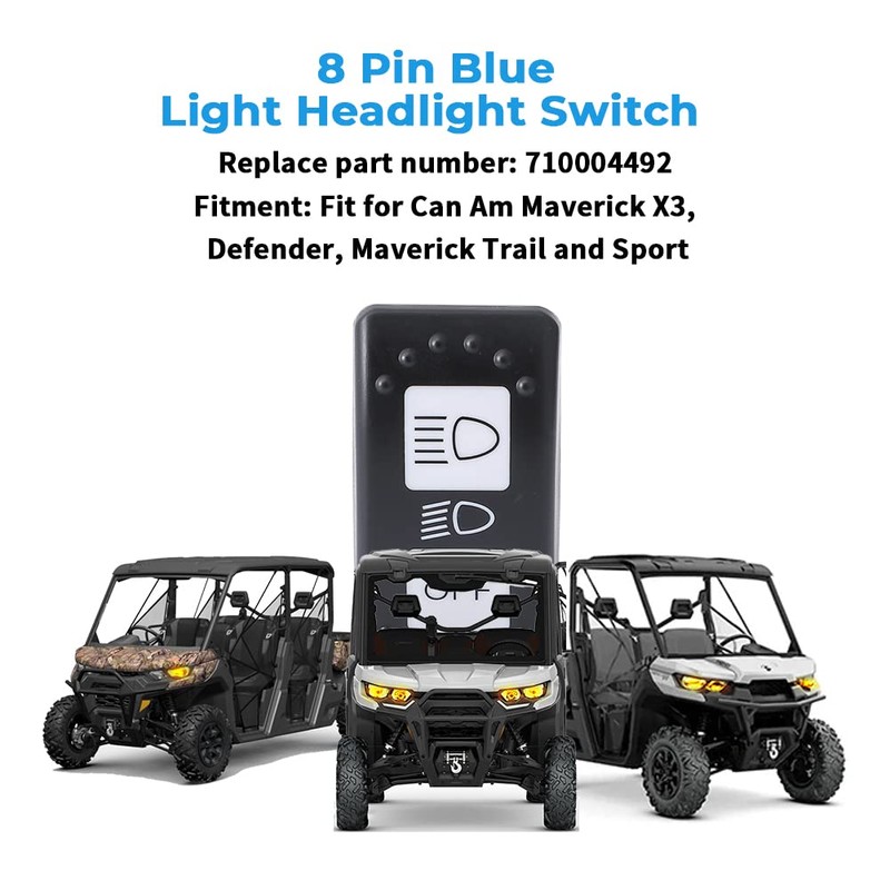 Headlight Switch for CAN-AM Maverick X3 Defender Maverick Trail and
