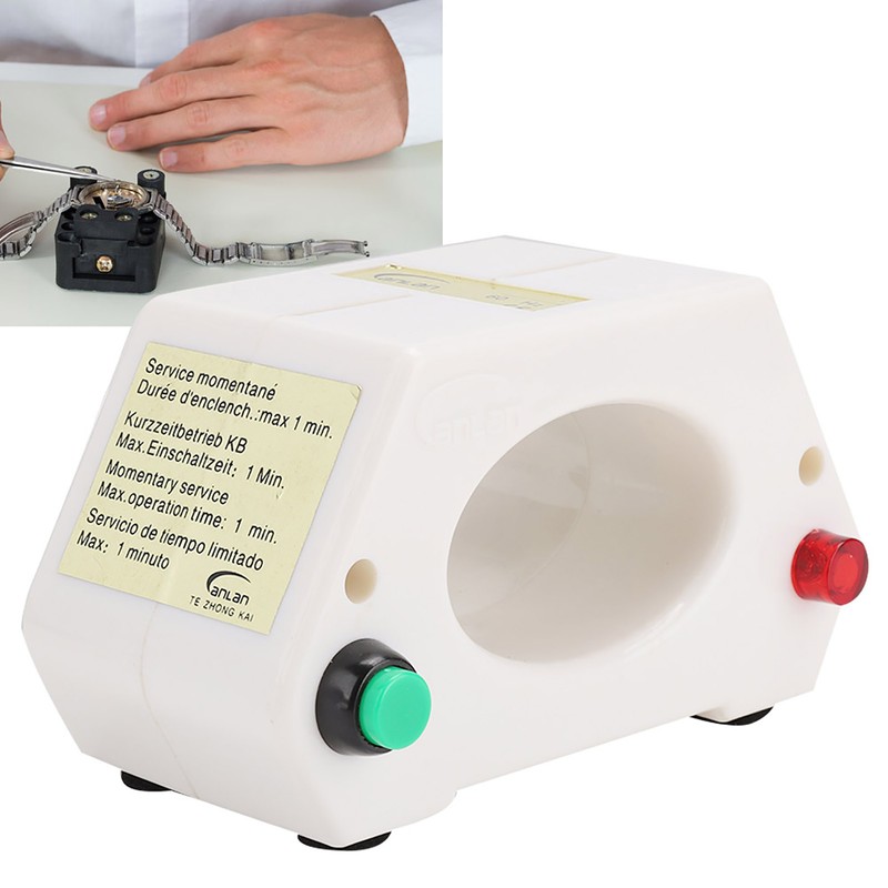 Professional Mechanical Wristwatch Demagnetizer Demagnetizing Watch Repairing ToolUS Plug