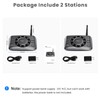 Hands-Free Intercoms Wireless for Home Business, Wuloo Upgrade Two Way