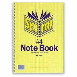 Spirax 595A Notebook Side Opening A4 240 Page