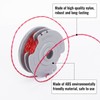 Zythrem 4Pcs Strimmer Spool Line Double Autofeed Spool Strimmer Wire