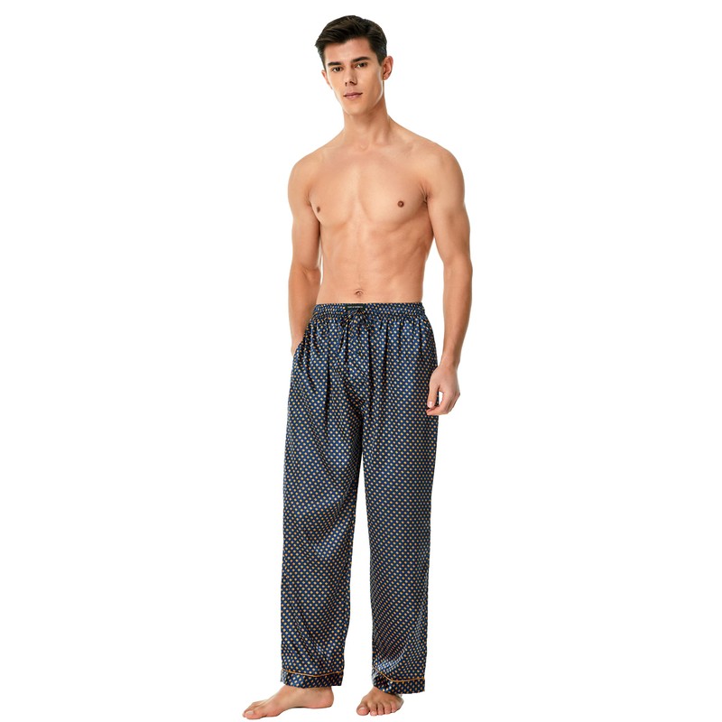 TONY AND CANDICE Men’s Satin Silk Pajama Pants Long PJ