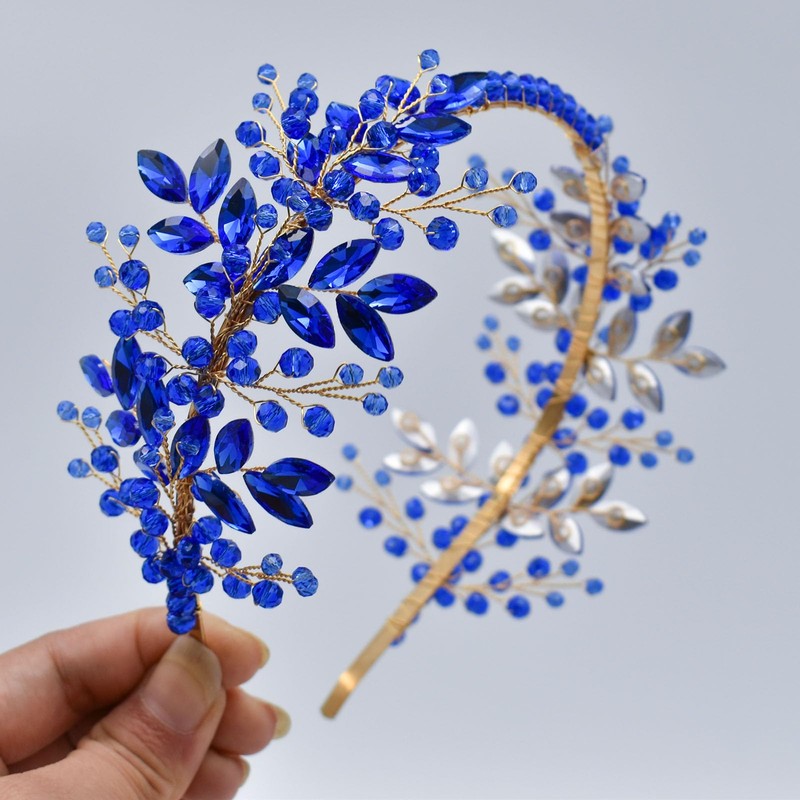 WONRLUA - Piezas de pelo de boda para novias, accesorios