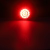 Partsam 4Pcs 4" Round Red LED Stop Turn Tail Lights