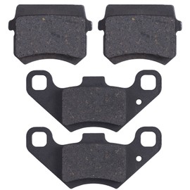 MWMNUN Disc Brake Pads Compatible with 50cc 70CC 90 cc 110 cc 125cc Taotao SunL JCL Coolster Kandi Supermach Tank Kandi Kinroad BV Powersports DongFang ATVs Go karts Quad 4 Wheeler 2 Pair