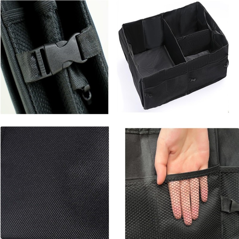 Car Folding Box, Boot Bag with Storage Space, Boot Organiser,