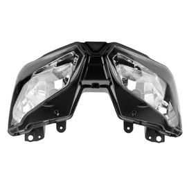 Mallofusa Motorcycle Front Headlight Headlamp Assembly Compatible for Kawasaki Ninja 300 2013-2018 Versys 650 1000 2015 2016 2017 2018