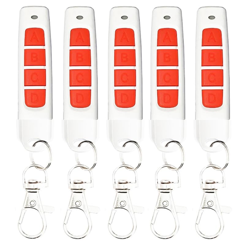 Cloning Remote Control Keychain, Universal 433.92 MHZ Replacement Garage Door