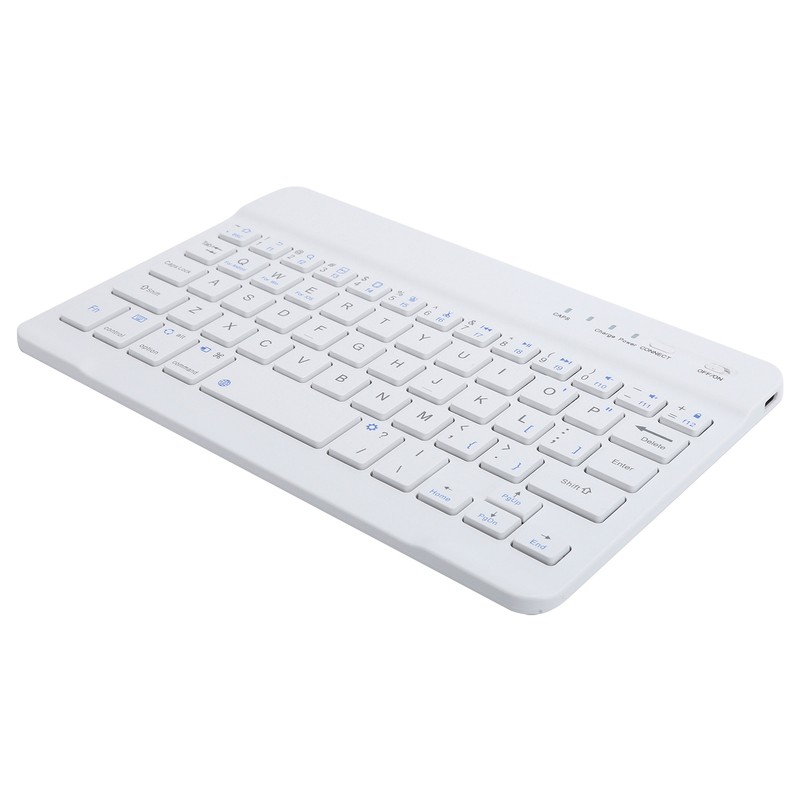 Mini Keyboard Bluetooth Portable 59 Keys Tablet Computer Supplies White