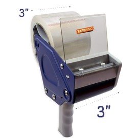 Tape King Clear Packing Tape 3 Inch Wide (Case of 24 Rolls) - 60 Yards Per Refill Roll, (2.7mil Thick) Strong Sealing Adhesive Industrial Depot Tapes for Moving, Packaging, Shipping, Office & Storage