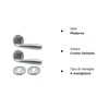 Bricolevante Interior Door Handles Available in Multiple Variations Sold in