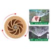 YEKUYEKU 3 Pcs Garden Sprinklers, Automatic 360° Rotating Lawn Sprinkler