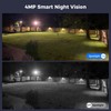 Hiseeu Solar Wireless Security Camera, 2.4G WiFi, Full HD Night