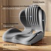 Vervex Cojín Ergonómico 2 en 1 para Espalda y Asiento,