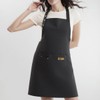 AlGuirnex 2 Pack Heavy Duty Kitchen Aprons, Adjustable Waterproof &