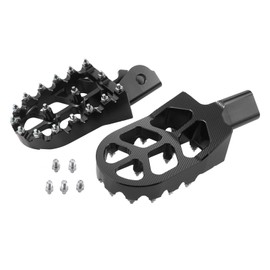 Adsspro Motorcycle CNC Aluminum Foot Pegs Rests Footpegs For CRF150F CRF230F CRF230 CRF150 F CRF 150F 230F 150 230 F 2003-2019 XR150L 15-24 XR125L 10-15 KDX200 83-94 Dirt Pit Bike (Black)
