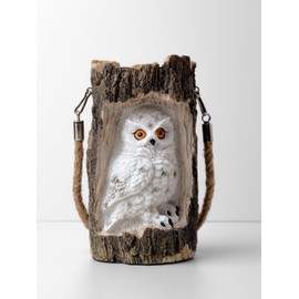 Garden Owl Light for Outdoor Lighting Waterproof LED Solar Hanging Night Light Decoration for Home and Garden Decorative Light for Patio Balcony Terrace Backyard