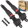 Dewkake Golf Cart Seat Belts Kit, 2pcs Universal Retractable Front