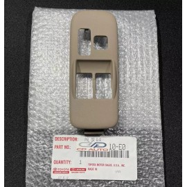 Toyota 98 -03 TOYOTA SIENNA DRIVER LEFT POWER WINDOW SWITCH LOCK TRIM BEZEL TAN OEM NEW