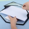 Plastic Expanding Folder, Waterproof Transparent, Snap Closure A4 Size