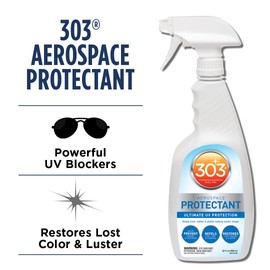 303 Products Aerospace Protectant Spray, UV Protection, Repels Dust, Dirt, & Staining, Matte Finish, Restores Like-New Appearance, Outdoor Cleaning Supplies 32 Fl. Oz.