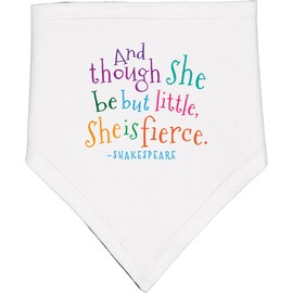 inktastic Funny Shakespeare Quote Baby Bandana Bib White and Black 1fac7