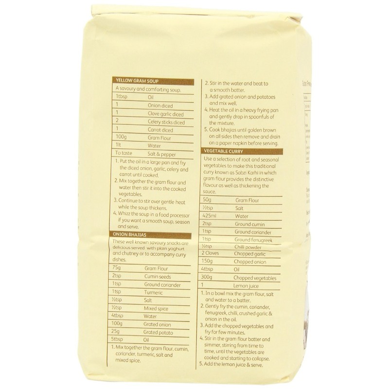 Doves Farm | Stoneground Gram Flour | 3 x 1kg