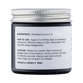 Ozonated Coconut Oil - Body & Face, Organic 60ml - London Ozone