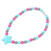 Silicone Baby Teething Necklace Soft Flexible Safe Infant Toddler Teether