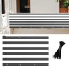 Aosric Balcony Privacy Screen Apartment Privacy Screens for Balcony 3'×10'