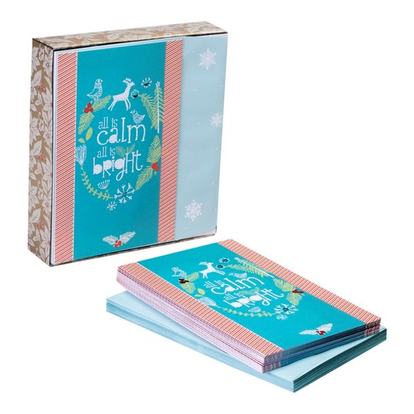 Dayspring All Is Calm - 18 Premium Christmas Boxed Cards