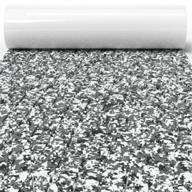 GEAVESS Boat Flooring EVA Foam Boat Decking Sheet Self Adhesive Marine Flooring Non-Slip Boat Mat Foam Deck Flooring Carpet Mat Rolls for Kayak Yacht RV Motorboat Surfboard, Snow Camo 94.5"x31.5"