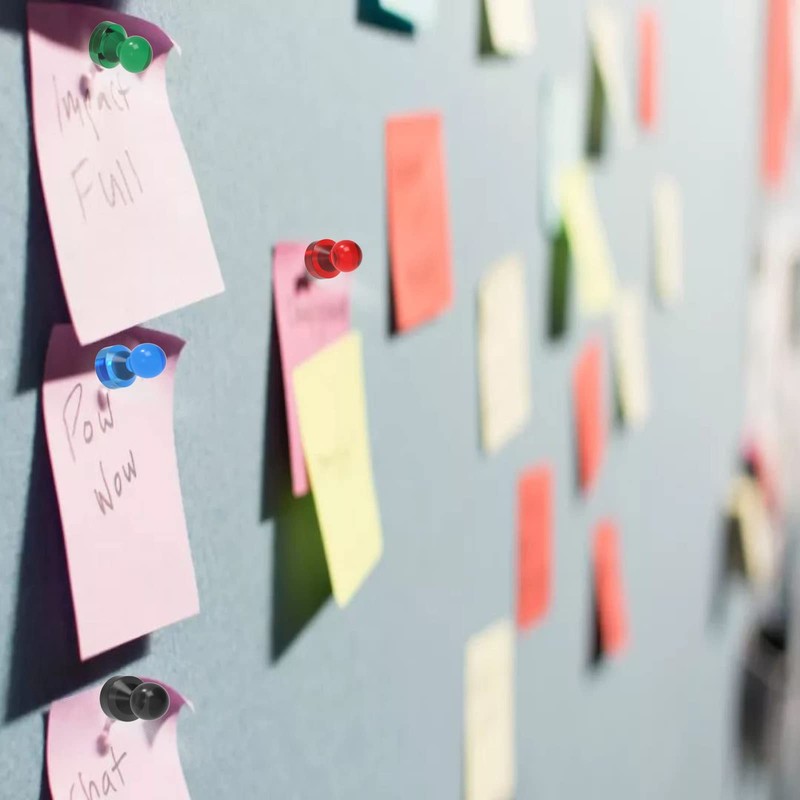 MHDMAG Magnetic Push Pins Powerful Push Pin Magnets for Fridge