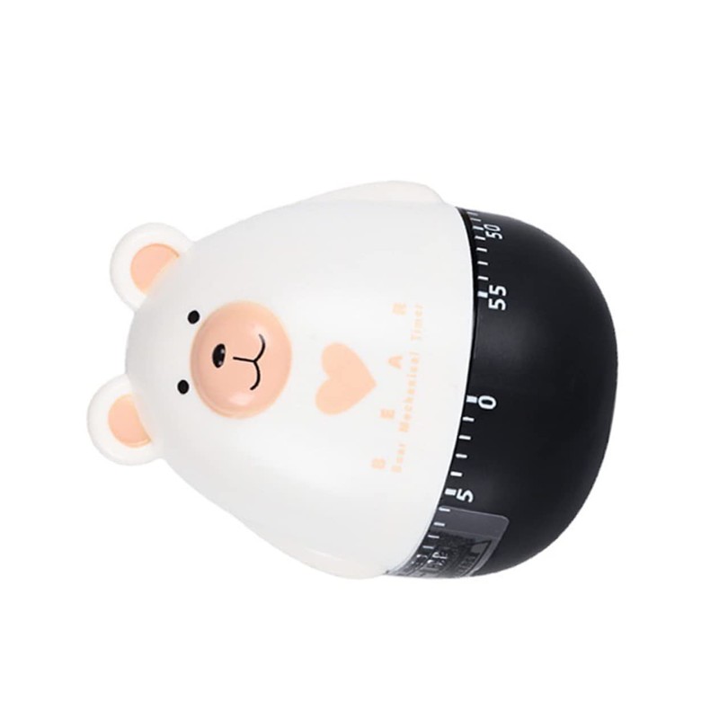 MAGICLULU 3pcs Cute Bear Shape Mechanical Timer for Cooking Easy