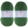 JubileeYarn Snow Blossom Yarn - DK Weight Wool - Leafy