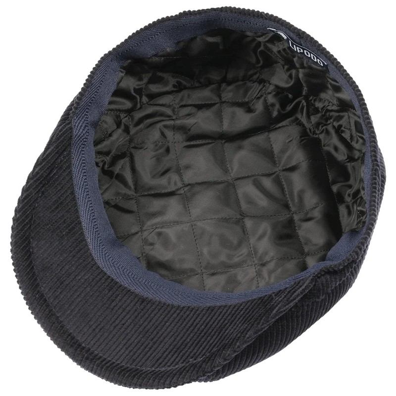 Lipodo 8 Panel Cord Flat Cap Men's – Flat Cap