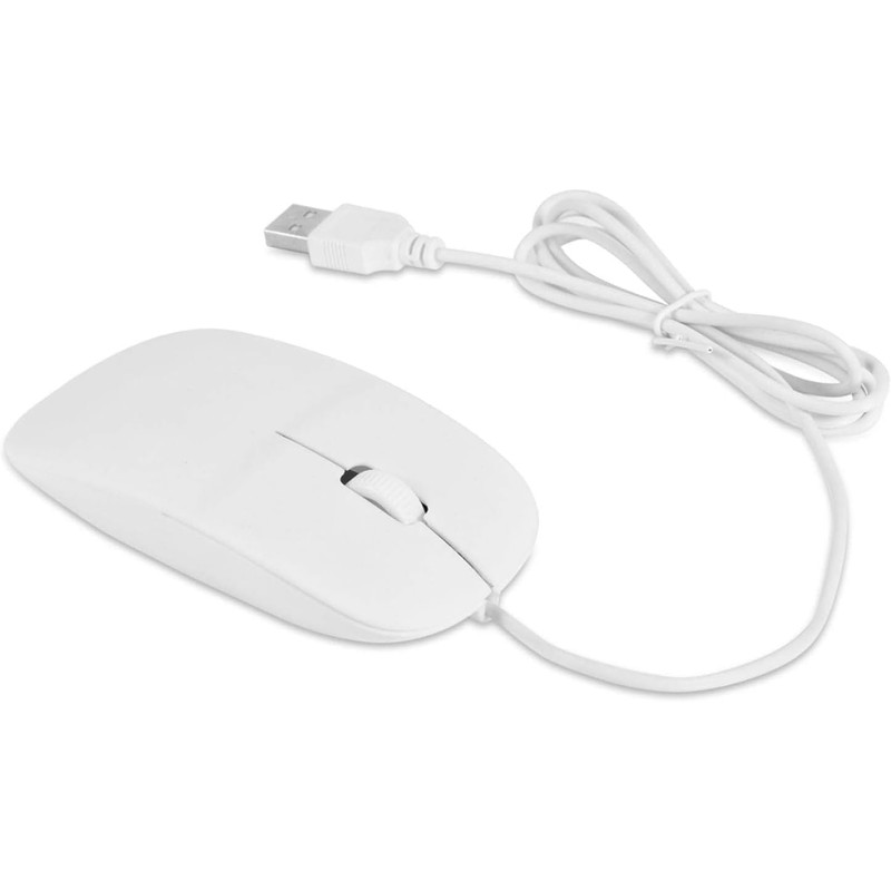USB 3.0 Wired Slim Mouse, Optical 2.4GHZ USB Desktop Mouse,3