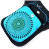 Casual Ethnic Design Fabric Waist Bag 3 Zip Pockets One