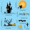 【2025年ハロウィン飾り】ハロウィン 飾り 静電ステッカー 剥がせる 汚れない 4枚/29*37cm入り 繰り返し使えるで 耐久性があり 耐衝撃性 耐湿気です