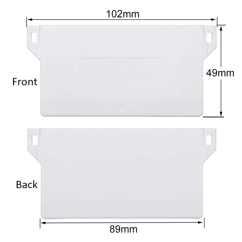 Vertical Blind Weights 10pcs 127mm