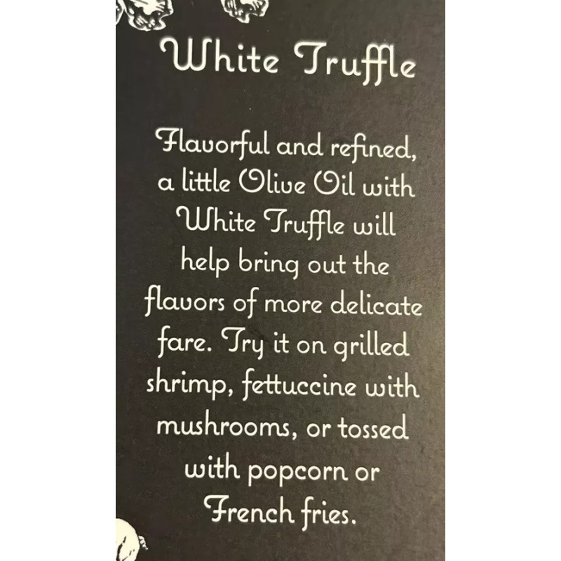 Trader Joe's Truffle Oil Duo Olive Oil Black White Truffle