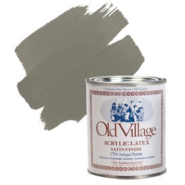 Old Village 1704qt Acrylic Latex Paint 1 Qt - Antique Pewter