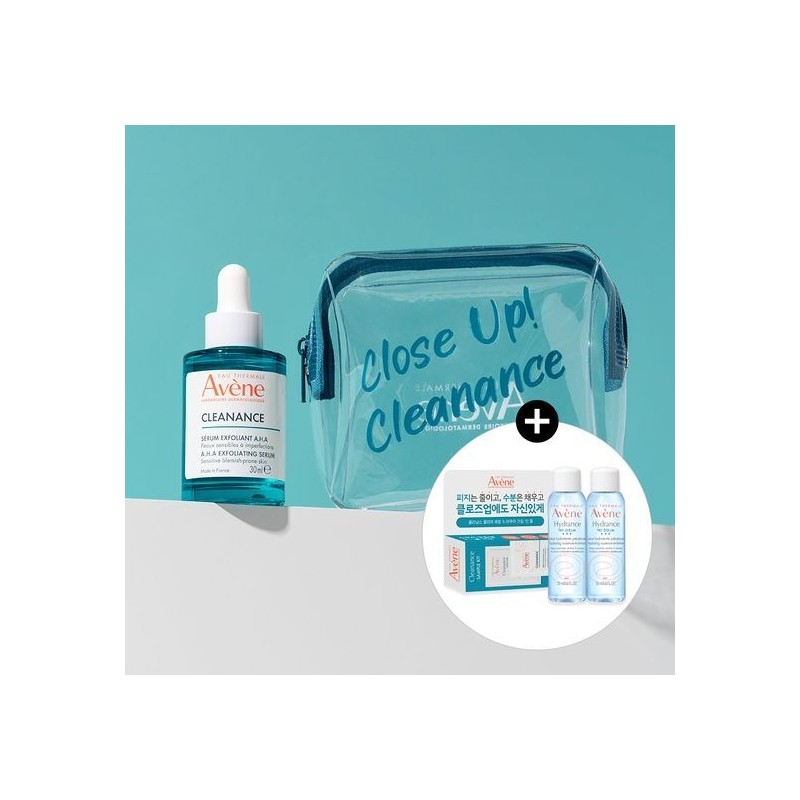 [Dead Skin/Sebum] Avene Cleanance AHA Serum 30ml Promotion (+Pouch +