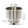 4 Pcs Stainless Steel Cup Drink Holder for Marine Boat