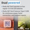 Shelly H&T Gen3 Mocha | Wi-Fi and Bluetooth Smart Temperature