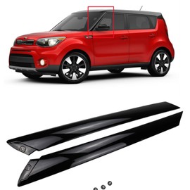 Windshield Trim Pillar LH RH 2P Compatible with 2014-2018 Kia Soul, OE 86170B2000 & 86180B2000 C