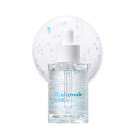 BOM Hyaluronic Acid Moisturizing Serum 1.69 fl oz, Lightweight Vegan Facial Serum with Moisture Capsules and Vitamins, Deep 20 Layer Hydration, Face Plumping, Hypoallergenic, Dry Skin Korean Skincare