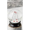 Winter Snow Globe by RAZ Imports: 4.5 Inch Cardinal Snow