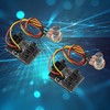 2 Pcs PC Fan Controller 3 Pin 4 Pin Fan
